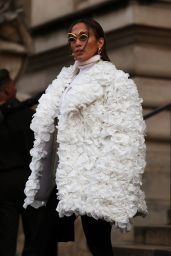 Jennifer Lopez at the Schiaparelli Fashion Show in Paris 01/22/2024