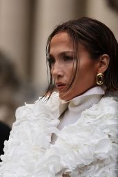 Jennifer Lopez at the Schiaparelli Fashion Show in Paris 01/22/2024