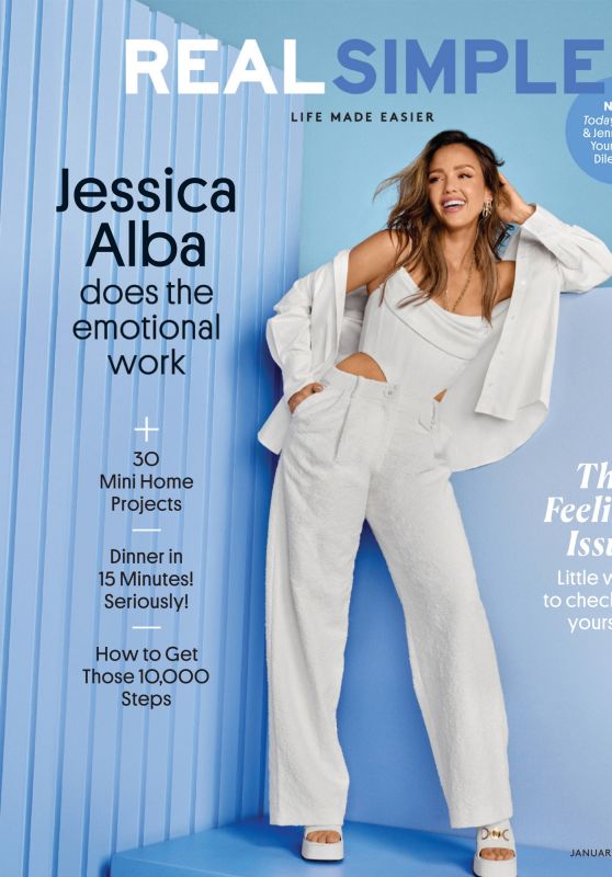 Jessica Alba – Real Simple Magazine January February 2024 Issue