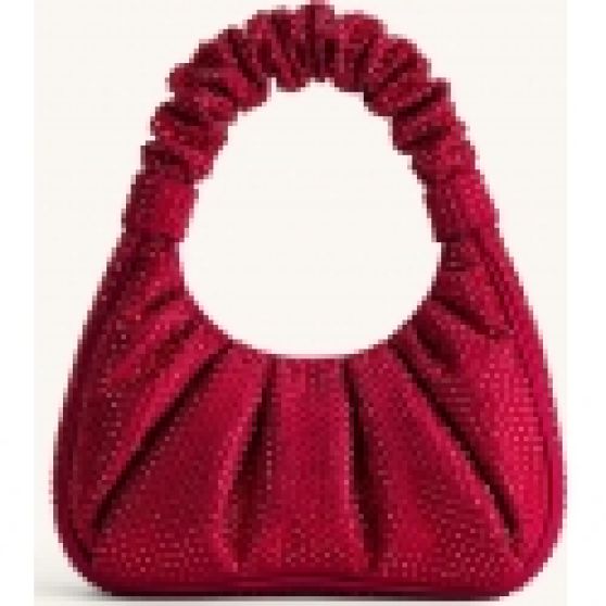 Jw Pei Gabbi Artificial Crystal Medium Ruched Hobo Bag