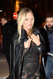 Kate Moss Celebrates Her 50th Birthday in Paris 01/16/2024