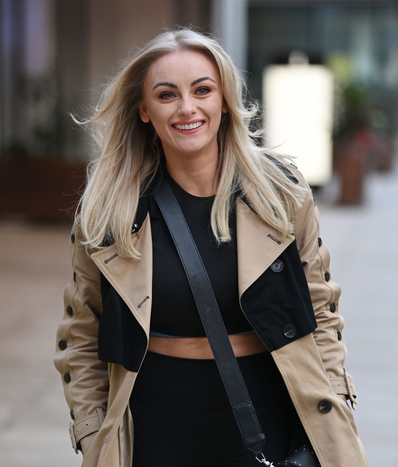 Katie McGlynn Arriving at Sunday Well Spent Well Being Event Morning ...