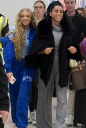 Katie Price and Princess Andre Arrive Back in the UK From Ireland 01/17/2024