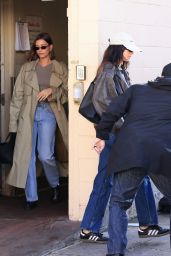 Kendall Jenner and Hailey Rhode Bieber Departing Nate