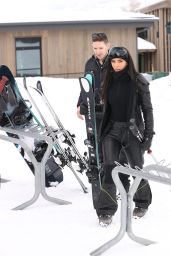 Kendall Jenner, Kim and Khloe Kardashian - Buttermilk Mountain in Aspen 01/19/2024