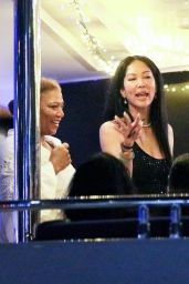 Kimora Lee Simmons and Queen Latifah on a Luxurious Yacht in St Barts 12/31/2023