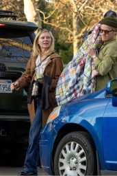 Kirsten Dunst and Her Husband Jesse Plemons in Los Angeles 01/16/2024