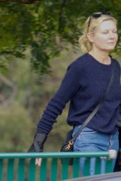 Kirsten Dunst at a Park in Studio City 01/30/2024