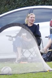 Kirsten Dunst at a Park in Studio City 01/30/2024