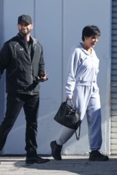 Kris Jenner Sporting a Laid-back Look in Cozy Sweats and Sneakers in Los Angeles 01/11/2024
