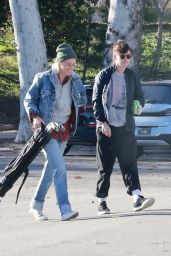 Kristen Stewart and Dylan Meyer Enjoyed a Round of Golf in Los Angeles 01/12/2024
