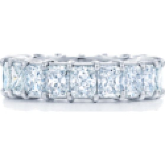 Kwiat Eternity Wedding Ring with Radiant Diamonds