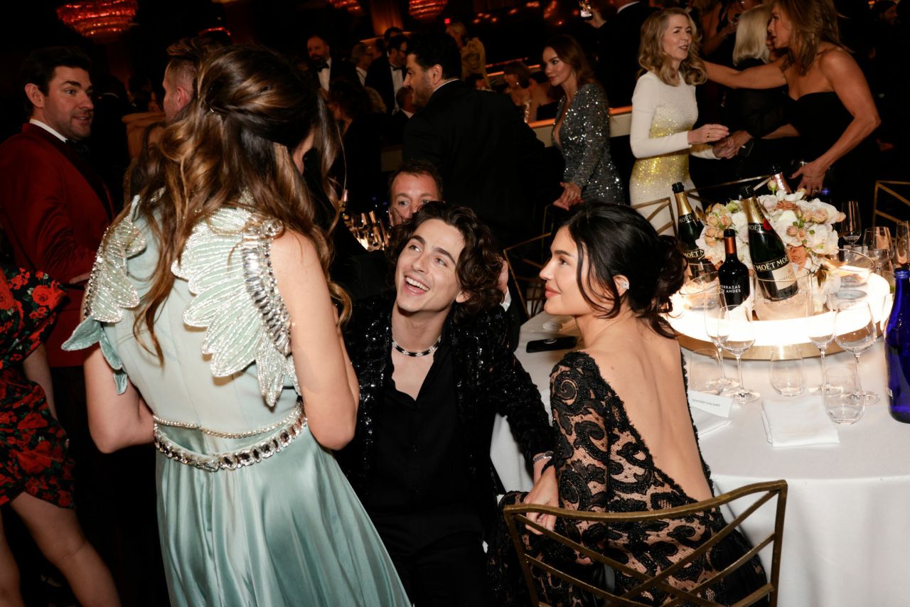 Kylie Jenner at Golden Globe Awards 2024 • CelebMafia