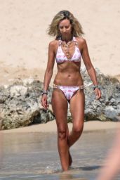 Lady Victoria Hervey in a Bikini on the Beach in Western Barbados 01/02/2024