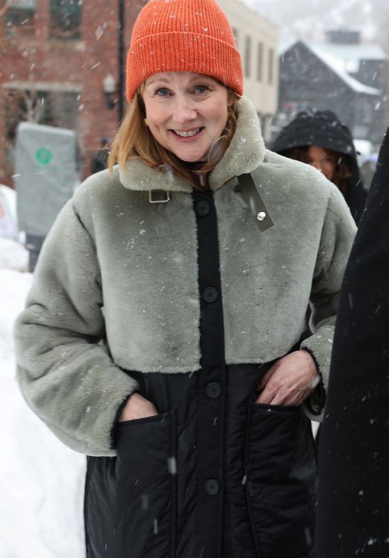 Laura Linney Out in Park City 01/20/2024