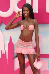 Leomie Anderson - "Barbie" Premiere at Cineworld Leicester Square in London 07/12/2023
