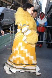 Lily Gladstone Arriving at the The Today Show in NYC 01/11/2024