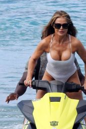 Lizzie Cundy Jet Skiing in Barbados 01/01/2024