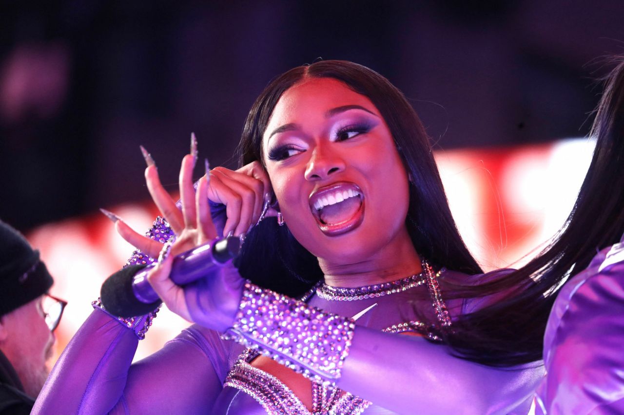 Megan Thee Stallion Times Square New Year's Eve 2024 Celebration in
