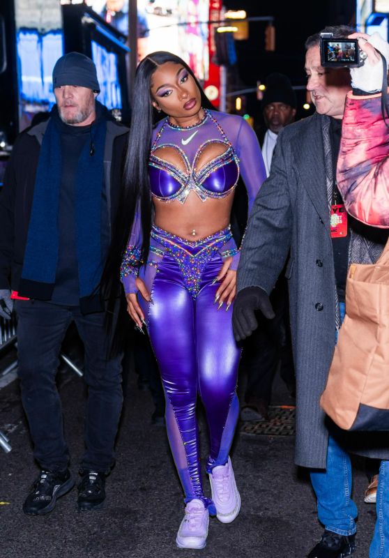 Megan Thee Stallion Times Square New Year's Eve 2024 Celebration in