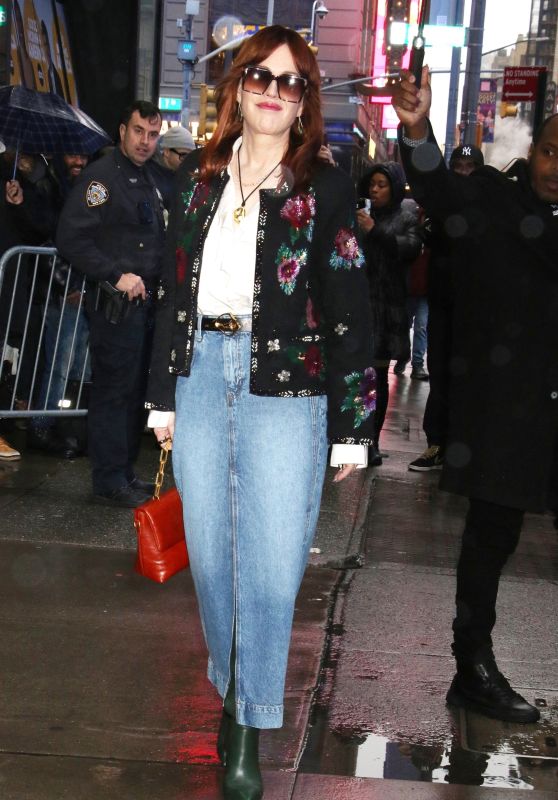 Molly Ringwald - Promotes "Feud: Capote vs. The Swans" on GMA in New York 01/26/2024