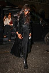 Naomi Campbell Returns to the Hotel Costes in Paris 01/21/2024