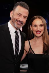 Natalie Portman at Jimmy Kimmel Live in NYC 01/11/2024