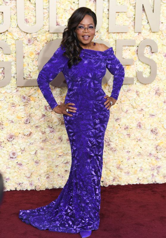 Oprah Winfrey at Golden Globe Awards 2024