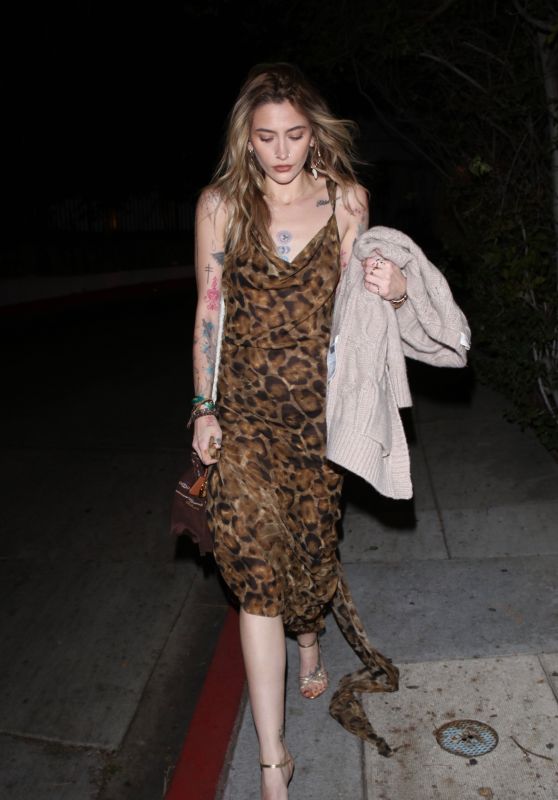 Paris Jackson Arrives at a Golden Globe After-party in Hollywood 01/07/2024
