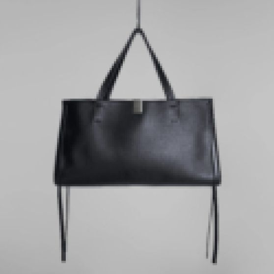 Phoebe Philo Small Kit Cabas in Black Leather