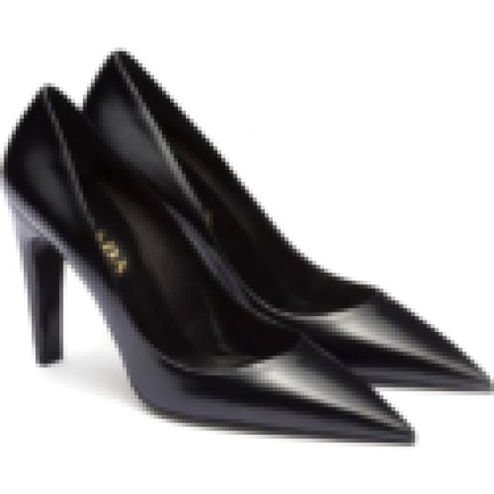 Prada Leather Pointed-Toe Pumps