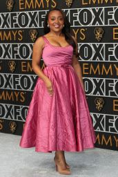 Quinta Brunson at Primetime Emmy Awards Red Carpet 2024