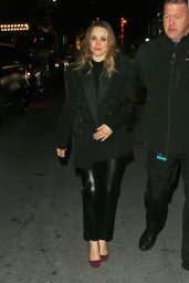 Rachel McAdams in All Black at "SNL" After Party in New York City 01/21/2024