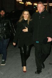 Rachel McAdams in All Black at "SNL" After Party in New York City 01/21/2024