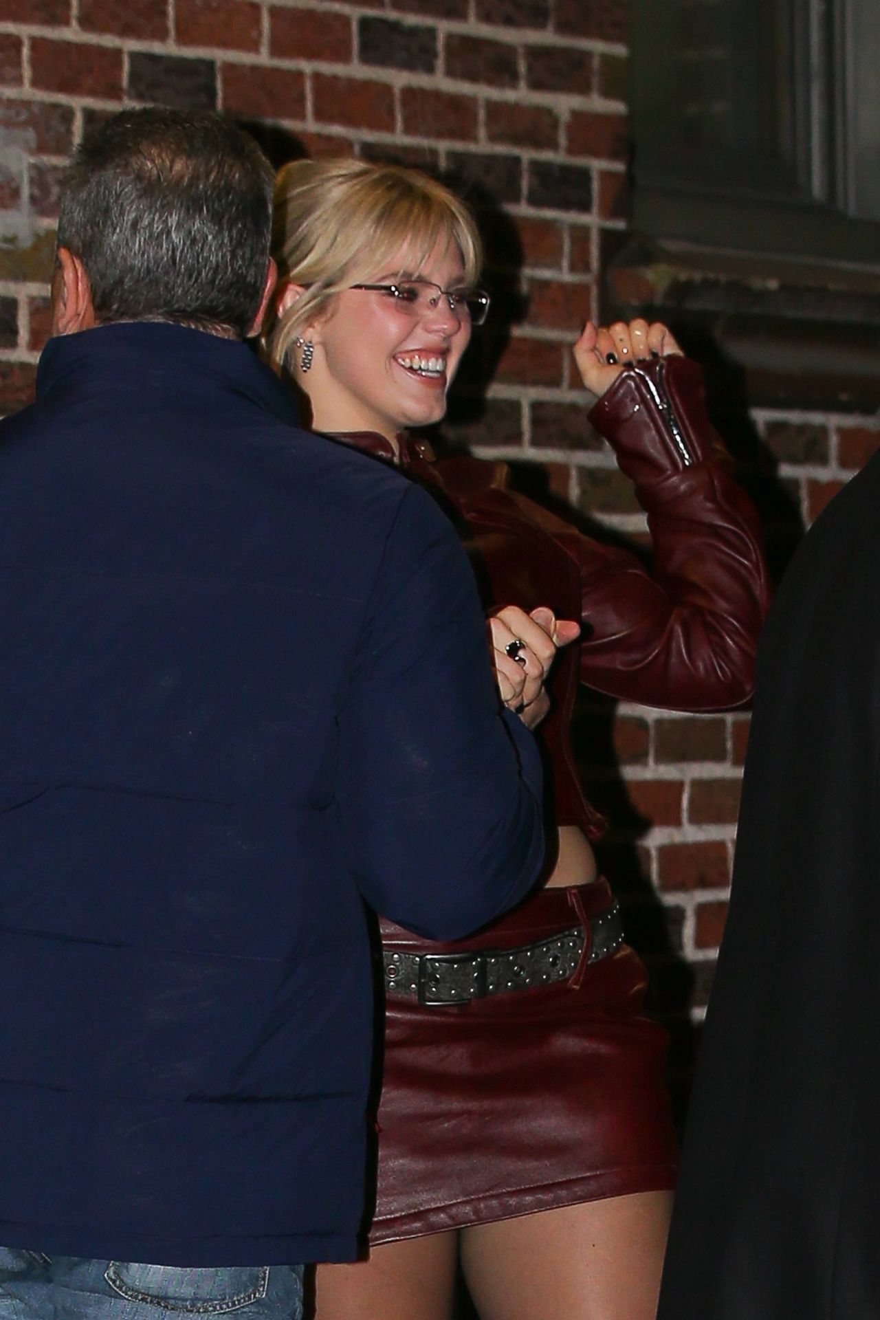 Reneé Rapp Exiting The Late Show with Stephen Colbert in New York 01/10