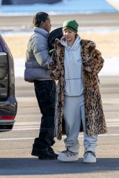 Rihanna and ASAP Rocky - Airport in Aspen 01/03/2024