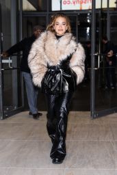 Rita Ora in Times Square in New York 12/30/2023