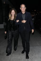 Rita Wilson and Tom Hanks at Mr Chow in Beverly Hills 01/14/2024