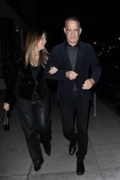 Rita Wilson and Tom Hanks at Mr Chow in Beverly Hills 01/14/2024