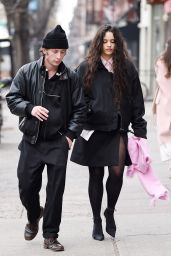 Rosalia and Jeremy Allen White - Out in New York City 12/26/2023