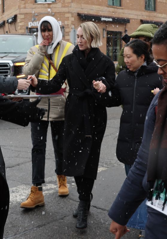Saoirse Ronan Out in Park City 01/20/2024