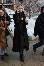 Saoirse Ronan Walking the Streets of Sundance Film Festival 2024 in Park City 01/19/2024