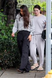 Selena Gomez Arriving at the Face Place Salon in West Hollywood 01/22/2024