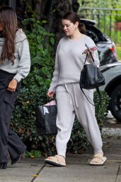 Selena Gomez Arriving at the Face Place Salon in West Hollywood 01/22/2024