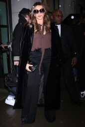 Sofia Vergara in a Sleek Black Coat in New York 01/16/2024