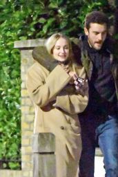 Sophie Turner and Her Boyfriend Peregrine Pearson in London 01/17/2024