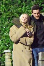 Sophie Turner and Her Boyfriend Peregrine Pearson in London 01/17/2024