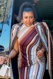 Taraji P. Henson Arriving to the Promotion of Her Movie The Color Purple in Palm Springs 01/04/2024