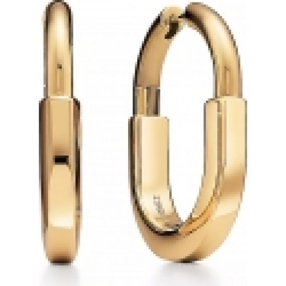 Tiffany & Co. Lock Earrings in Yellow Gold, Medium