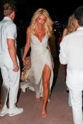Victoria Silvstedt on New Years Eve in St Barts 12/31/2023
